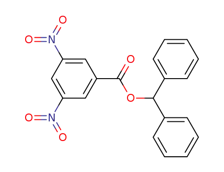 Molecular Structure of 21573-83-1 (3,5-dinitro-benzoic acid benzhydryl ester)