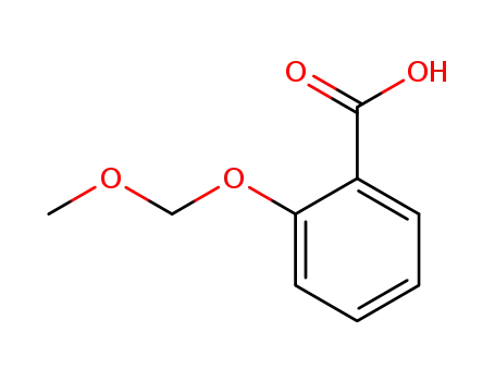 Molecular Structure of 5876-91-5 (2-(MethoxyMethoxy)benzoic Acid)