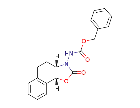 benzyl (3aRS,9bSR)-N-(2,3,3a,4,5,9b-hexahydro-2-oxonaphth<2.1-d>oxazol-3-yl)carbamate