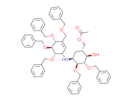 7-O-acetyl-2,3,4',5',6',7'-hexa-O-benzylvalidoxylamine A