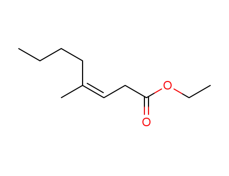 Molecular Structure of 42933-14-2 (ethyl (Z)4-methyl-oct-3-enoate)