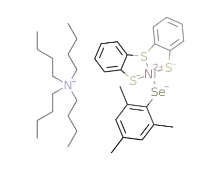 C<sub>21</sub>H<sub>19</sub>NiS<sub>3</sub>Se<sup>(1-)</sup>*C<sub>16</sub>H<sub>36</sub>N<sup>(1+)</sup>