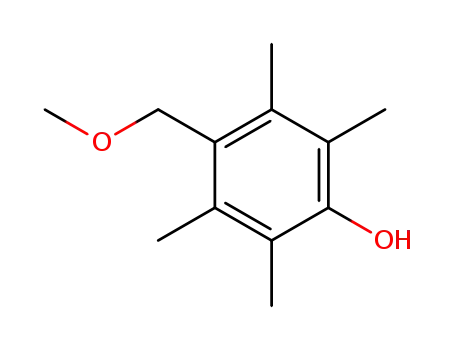 Molecular Structure of 33948-88-8 (Phenol, 4-(methoxymethyl)-2,3,5,6-tetramethyl-)