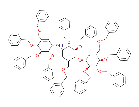 Molecular Structure of 73482-11-8 (validamycin A undecabenzyl ether)