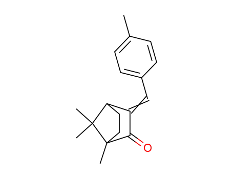 Molecular Structure of 36861-47-9 (3-(4'-Methylbenzylidene)camphor)
