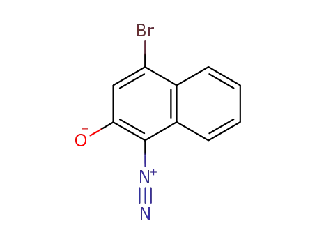 Molecular Structure of 33670-68-7 (4-bromo-1-diazonio-naphthalen-2-olate)