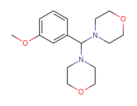 Molecular Structure of 152401-83-7 (3-(dimorpholinomethyl)-1-methoxybenzene)