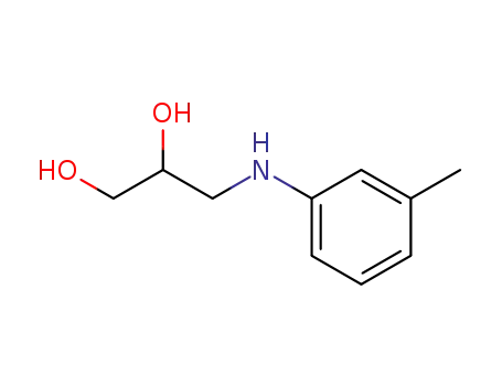 Molecular Structure of 42902-52-3 (3-m-toluidinopropane-1,2-diol)