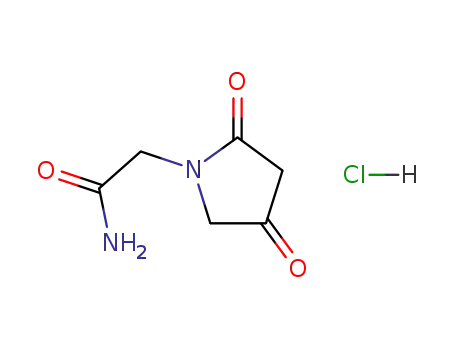 Molecular Structure of 142352-10-1 ((2,4-dioxopyrrolidin-1-yl)acetamide hydrochloride)