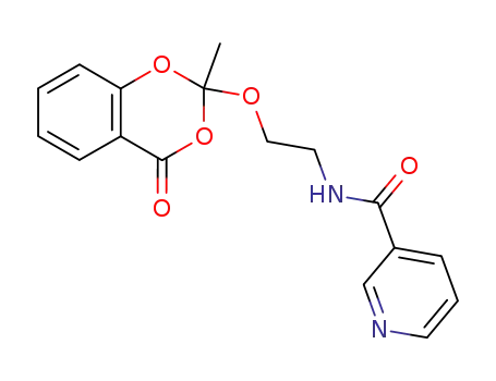 3-Pyridinecarboxamide,
N-[2-[(2-methyl-4-oxo-4H-1,3-benzodioxin-2-yl)oxy]ethyl]-