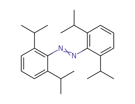 Molecular Structure of 74685-83-9 (2,2',6,6'-Tetrakis(1-methylethyl)azobenzene)
