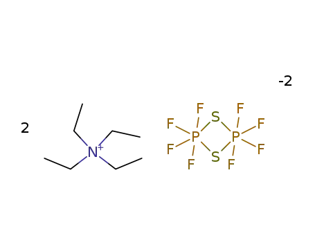 Molecular Structure of 75215-67-7 (2C<sub>8</sub>H<sub>20</sub>N<sup>(1+)</sup>*F<sub>8</sub>P<sub>2</sub>S<sub>2</sub><sup>(2-)</sup>)