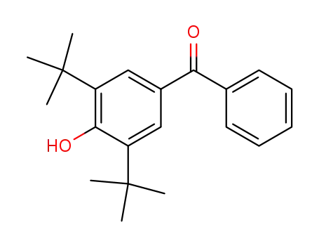 Molecular Structure of 7175-89-5 (Methanone, [3,5-bis(1,1-dimethylethyl)-4-hydroxyphenyl]phenyl-)