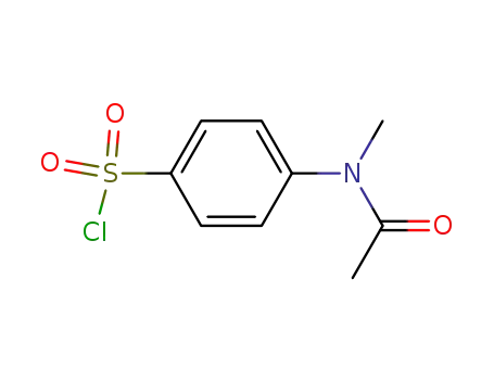 Molecular Structure of 39169-92-1 (4-[acetyl(methyl)amino]benzenesulfonyl chloride)