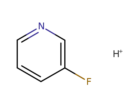 Molecular Structure of 59278-67-0 (2-fluoropyridine-H<sup>(1+)</sup>)