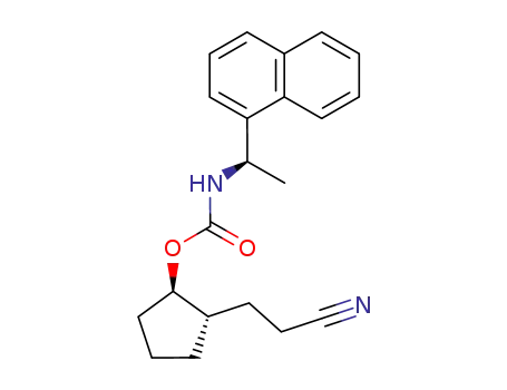 (1R,2S,R)-trans-2-(2-Cyanoethyl)cyclopentyl N-<1-(1-Naphthyl)ethyl>carbamate