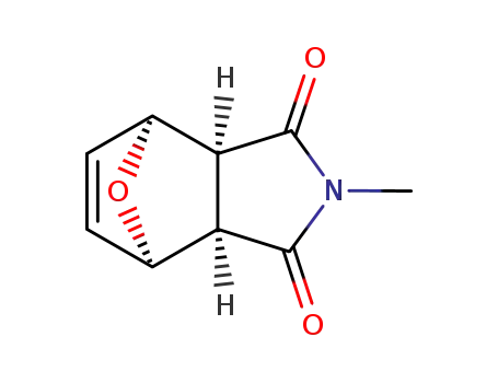 Molecular Structure of 99529-42-7 (N-methyl-10-oxabicyclo[2.2.1]hept-8-ene-3,endo-5-endo-dicarboximide)