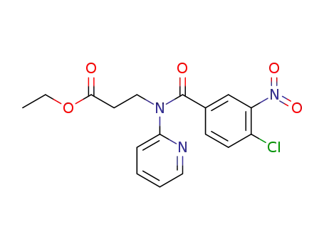 3-[(4-chloro-3-nitrobenzoyl)pyridin-2-yl-amino]propionic acid ethyl ester