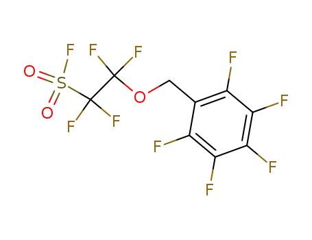 Molecular Structure of 132130-93-9 (1,1,2,2-Tetrafluoro-2-pentafluorophenylmethoxy-ethanesulfonyl fluoride)