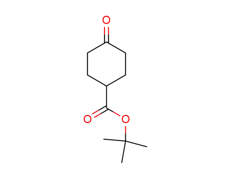 Molecular Structure of 38446-95-6 (TERT-BUTYL 4-OXOCYCLOHEXANECARBOXYLATE)