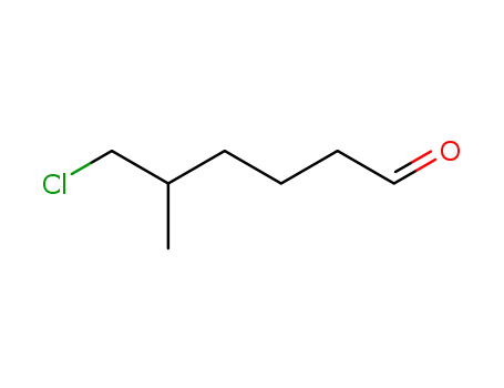 Molecular Structure of 65885-31-6 (Hexanal, 6-chloro-5-methyl-)