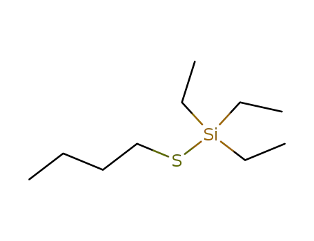 Molecular Structure of 18479-04-4 (Silane, (butylthio)triethyl-)