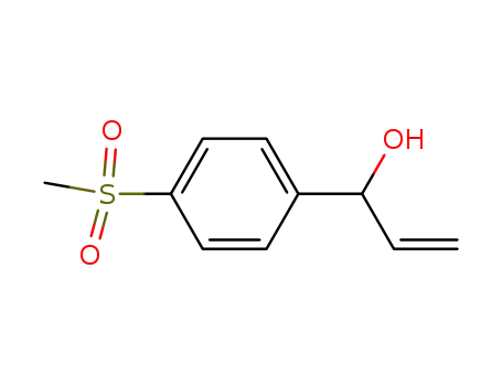 Molecular Structure of 701935-65-1 (1-[4-(methylsulfonyl)phenyl]-2-propen-1-ol)