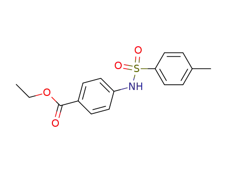 Molecular Structure of 739-33-3 (ethyl 4-{[(4-methylphenyl)sulfonyl]amino}benzoate)