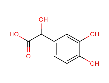 Molecular Structure of 775-01-9 (3,4-Dihydroxymandelic acid)