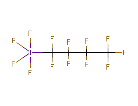 Molecular Structure of 20636-74-2 (tetrafluoro-nonafluorobutyl-λ<sup>5</sup>-iodane)