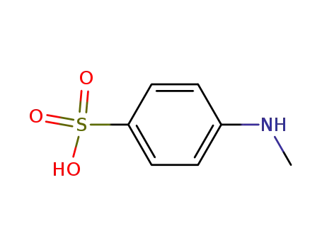 Molecular Structure of 24447-99-2 (N-METHYLANILINE-P-SULFONIC ACID)