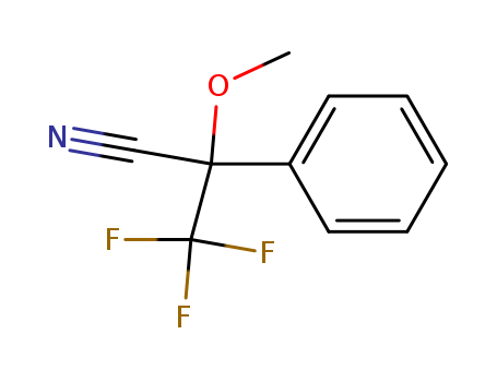 Benzeneacetonitrile, a-methoxy-a-(trifluoromethyl)-