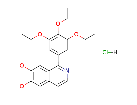 6,7-dimethoxy-1-(3,4,5-triethoxyphenyl)isoquinoline hydrochloride