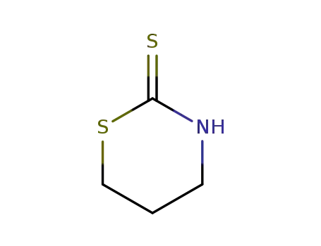 Molecular Structure of 5554-48-3 (1,3-Thiazidine-2-thione)