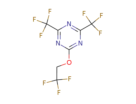2-(2,2,2-Trifluoro-ethoxy)-4,6-bis-trifluoromethyl-[1,3,5]triazine