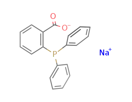 Molecular Structure of 36882-17-4 (sodium 2-(diphenylphosphine)benzoate)