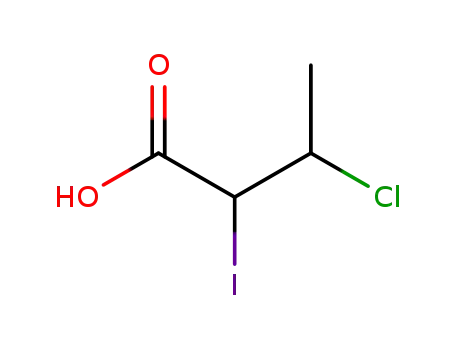 Molecular Structure of 857780-67-7 (3-chloro-2-iodo-butyric acid)