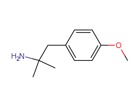 Molecular Structure of 56490-94-9 (1-(4-methoxyphenyl)-2-methylpropan-2-amine)