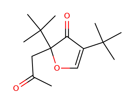 Molecular Structure of 66483-14-5 (2,4-ditertiobutyl-2-(2-oxo-propyl)-2,3-dihydro-furan-3-one)