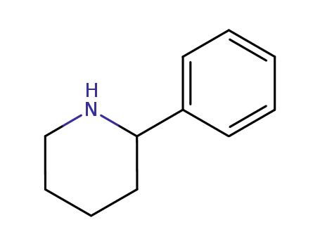 Molecular Structure of 3466-80-6 (2-PHENYLPIPERIDINE)