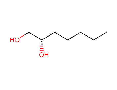 Molecular Structure of 61229-00-3 ((S)-Heptane-1,2-diol)