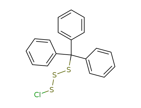Molecular Structure of 152216-81-4 (triphenylmethanedithiosulfenyl chloride)