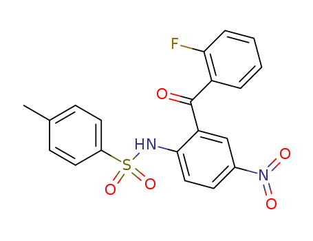 Benzenesulfonamide,N-[2-(2-fluorobenzoyl)-4-nitrophenyl]-4-methyl-