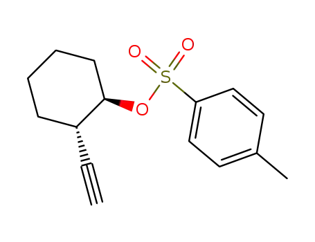 Molecular Structure of 82031-77-4 (2-Ethinylcyclohexyl-(4-methylbenzolsulfonat))