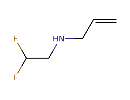 Molecular Structure of 1178819-40-3 (N-(2,2-difluoroethyl)prop-2-en-1-amine)