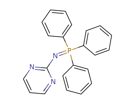 Molecular Structure of 69982-01-0 (2-Pyrimidinamine, N-(triphenylphosphoranylidene)-)
