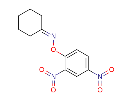 Molecular Structure of 13181-75-4 (Cyclohexanone, O-(2,4-dinitrophenyl)oxime)