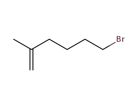 Molecular Structure of 1974-89-6 (6-bromo-2-methylhex-1-ene)