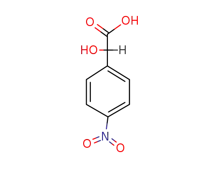 Molecular Structure of 10098-39-2 (4-nitrophenylglycolic acid)
