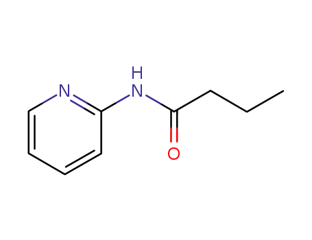 Molecular Structure of 13606-95-6 (N-(pyridin-2-yl)butyramide)